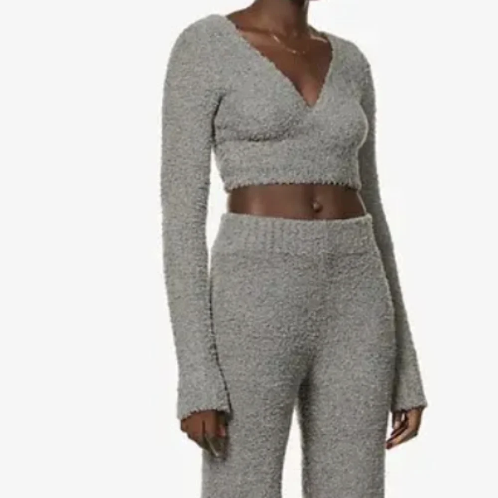 SKIMS Cozy Knit Wrap Top ~ NWT